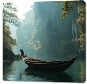 Obraz 90x90cm Samotność na Tafli