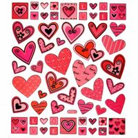 NAKLEJKI SERCA 57 SZT DPNK-121 DP CRAFT