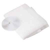 MOSKITIERA SIATKA DO OKNA NA KOMARY 130 x 150 cm + RZEP biała