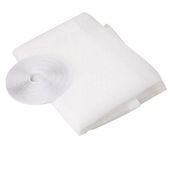 MOSKITIERA SIATKA DO OKNA NA KOMARY 150 x 150 cm + RZEP biała