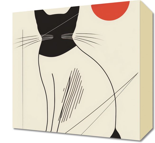 Obraz 30x30cm Czerwony Krąg zdjęcie 1