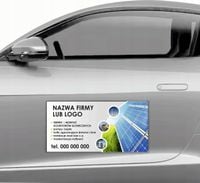 MAGNES na samochód auto MATA MAGNETYCZNA 30x60 CM POMPY CIEPŁA