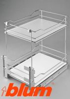 Cargo mini BLUM, 500mm, 2 półki, G2 chrom