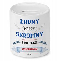 Skarbonka Dla Mechanika Idealny Imieniny Prezent Z Nadrukiem Ze Zdjęciem