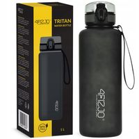 BUTELKA NA WODĘ BIDON SPORTOWY MOTYWACYJNY Z MIARKĄ USTNIKIEM TRITAN 1L
