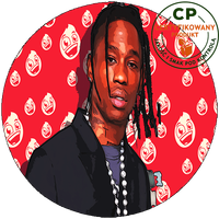 Opłatek waflowy na tort - Travis Scott