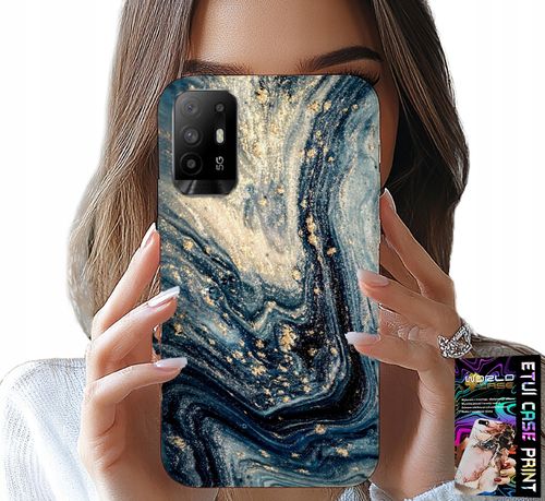 ETUI DO OPPO RENO 5Z / A94 5G - KAMIENNE ELEGANCKIE WZORY OBUDOWA CASE na Arena.pl