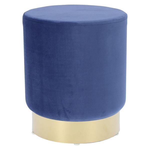 Pufa Souris Velvet L niebieska zdjęcie 2