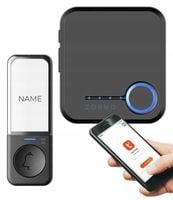 DZWONEK BEZPRZEWODOWY WIFI BEZBATERYJNY WODOODPORNY + APLIKACJA TUYA SMART