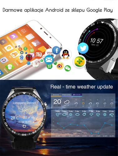 SMARTWATCH LPS99C1 ANDROID 5.1 WIFI GPS SIM AMOLED na Arena.pl