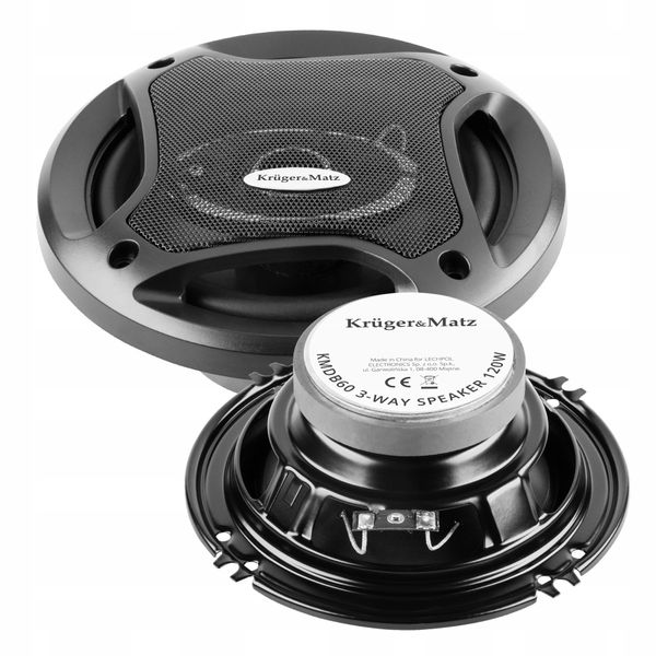 Głośniki 16cm 3 drożne 120W Kruger&Matz zdjęcie 1