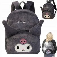 Plecak Pluszowy Kuromi SANRIO PLUSZ PLECACZEK TORBA DLA DZIECI CZARNY