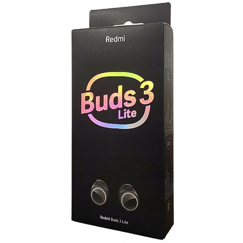 SŁUCHAWKI BEZPRZEWODOWE DOUSZNE Z MIKROFONEM REDMI BUDS 3 LITE CZARNE na Arena.pl