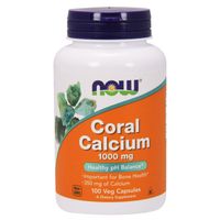NOW FOODS Wapno Koralowe (Coral Calcium)  1000 mg (100 kaps.)