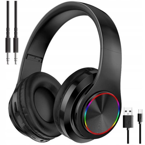 Słuchawki bezprzewodowe nauszne Arsa Go B39 Bluetooth czarne na Arena.pl