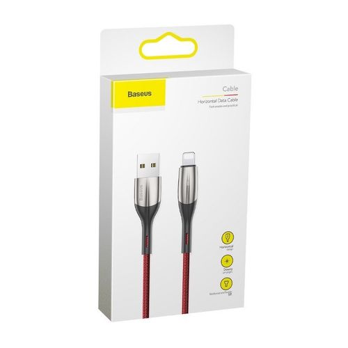 Kabel Lightning Z Diodą Led Baseus Horizontal 2M 1.5A (Czerwony) na Arena.pl