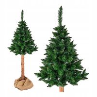 CHOINKA SZTUCZNA NA PNIU SOSNA zielona naturalna DUŻA GĘSTA 190cm PREMIUM