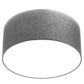 Sufitowa LAMPA okrągła CAMERON 9687 Nowodvorski plafon abażurowy tuba szara