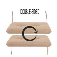 Poduszka BELLA na krzesło fotel ogrodowy plażowy, na taras 43x50x6