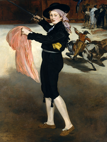 Reprodukcje obrazów Mademoiselle V. . . in the Costume of an Espada - Edouard Manet Rozmiar - 40x30 na Arena.pl