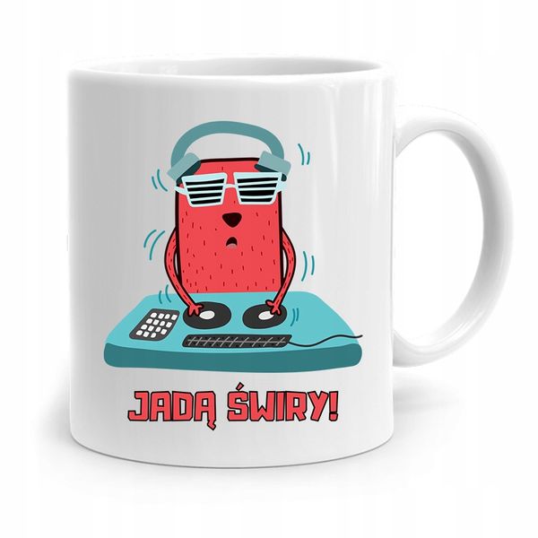 Dla Dja Muzyka Kubek Jadą Świry! Prezent Z Nadrukiem Ze Zdjęciem zdjęcie 1