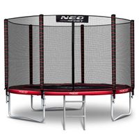 Trampolina ogrodowa 8ft/252cm z siatką zewnętrzną i drabinką Neo-Sport