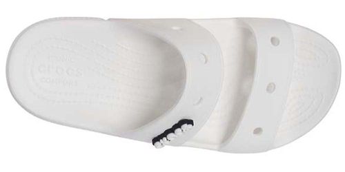 Crocs Klapki męskie - Classic Sandal - rozmiar 46,5 - Białe, tworzywo EVA na Arena.pl