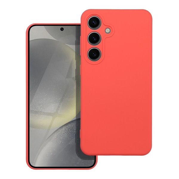 Futerał SILICONE do SAMSUNG S24 brzoskwiniowy zdjęcie 1