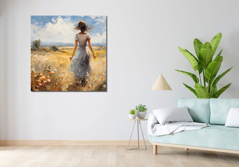 Obraz 100x100cm Podmuch Lata zdjęcie 2