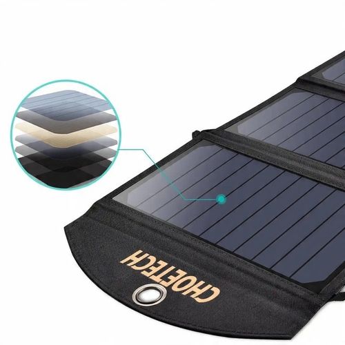 CHOETECH ŁADOWARKA SOLARNA DUŻA SKŁADANA PANEL SŁONECZNY 2xUSB POWERBANK na Arena.pl
