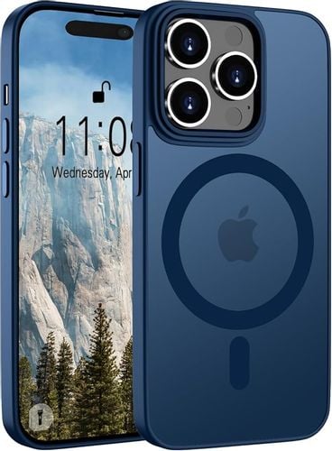 Etui case pokrowiec futerał iPhone 14 PRO MAX niebieskie na Arena.pl