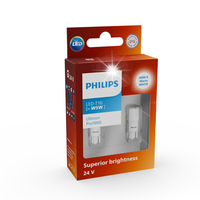 Żarówki Philips LED Ultinon Pro7000 W5W WU70 24V