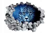 Naklejka samoprzylepna efekt 3D zwierzęta lampard