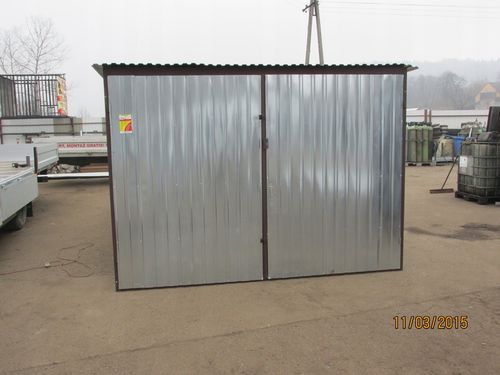 Garaż blaszany, blaszak 3x5 ocynkowany, garaż na wymiar, producent na Arena.pl