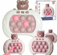 GRA POP IT FAST PUSH - ANTYSTRESOWA ELEKTRYCZNA KONSOLA MIŚ