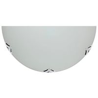 Kinkiet ścienny Sara 11-53735 Candellux półokrągły szklany biały