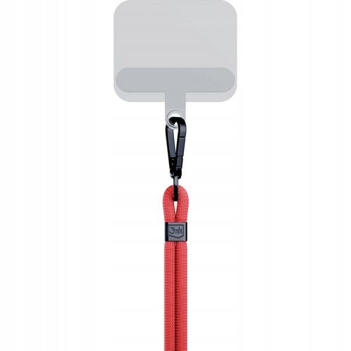 Smycz do telefonu - 3mk EasyClip - Czerwony na Arena.pl