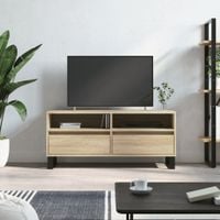 Szafka pod TV, dąb sonoma, 100x34,5x44,5 cm