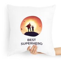 Poduszka Prezent Dla Taty Ojca Best Superhero Z Nadrukiem Ze Zdjęciem