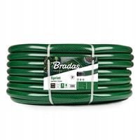 WĄŻ OGRODOWY 5/4" 25 M SPRINT ZBROJONY 3-WARSTWOWY ZIELONY PVC BRADAS
