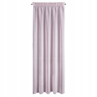Firana gotowa na taśmie ALMINA 140x270 Eurofirany różowa