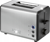 OPIEKACZ TOSTER DO KANAPEK TOSTÓW 2 KROMKI INOX STALOWY 850W BOMANN