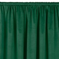 Zasłona VILA velvetowa z tunelem 135x270 butelkowa zieleń wzór 1 Homede
