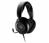 Słuchawki SteelSeries Arctis Nova 1 Gamingowe Czarne Jack 3,5 mm