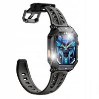 Zegarek męski Czarny smartwatch RUBICON BATERIA 1000 mAh PRO WATCH