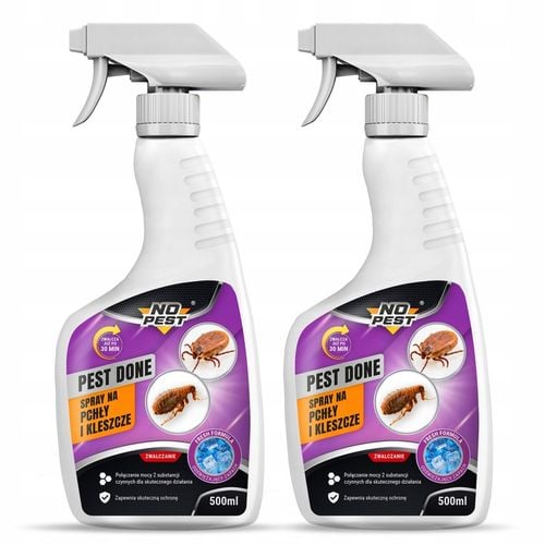 SPRAY ŚRODEK PŁYN NA PCHŁY PREPARAT NA PCHŁY CYPERMETRYNA NO PEST PEST na Arena.pl