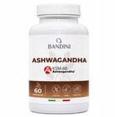 Bandini Ashwagandha Premium |KSM-66 |Vegan |60 Kapsułek
