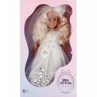 PANNA MŁODA LALKA dla dzieci 46 cm MEGA CREATIVE duża LALKA w SUKIENCE