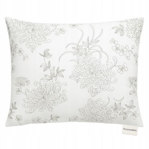 Antyalergiczna miękka puszysta poduszka 70x80 Wzór kwiaty Polska na Arena.pl