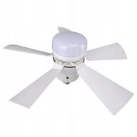 WENTYLATOR WIATRAK SUFITOWY LAMPA MEGARA + pilot
